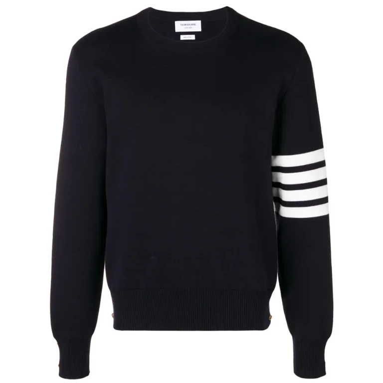 Thom Browne 4-Bar Milano Stitch Jumper