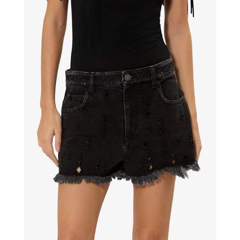 Short Aecia - Femme - Noir - Taille 34 - Isabel Marant