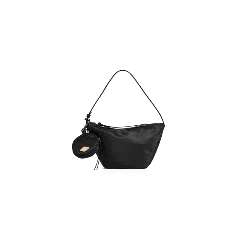 MZ Wallace Small Waverly Hobo Bag Black One Size
