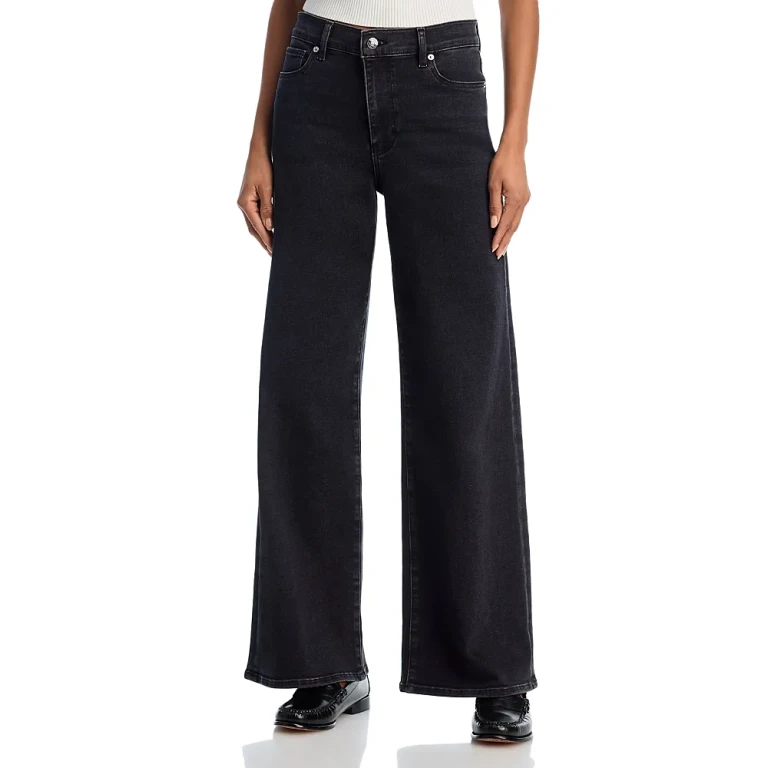 Frame Le Slim Palazzo Jeans in Destroyer