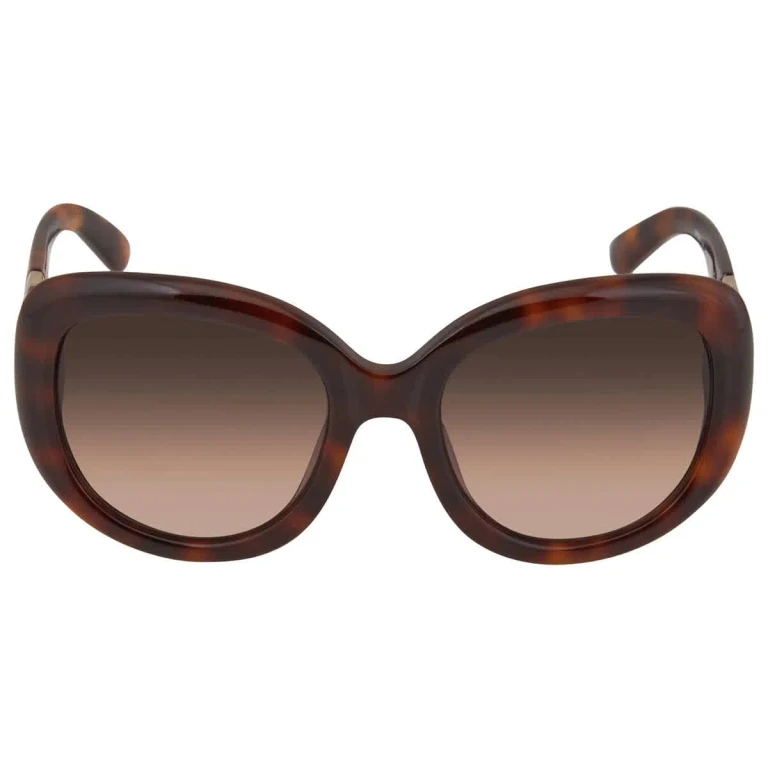 Salvatore Ferragamo Brown Oval Ladies Sunglasses SF727S 214 53
