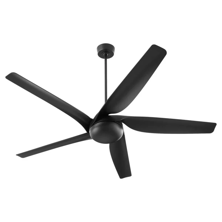 Matte Black 65" Ceiling Fan from the Fury Collection