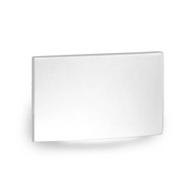 WAC Lighting 1-Light LED Low Voltage Horizontal Scoop Step and Wall Light in White - 4031-AMWT