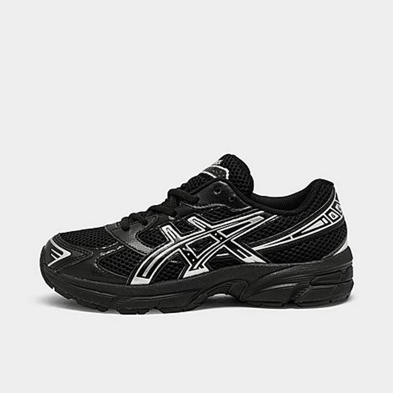 Big Kids ASICS GEL-1130 Casual Shoes in Black/Pure Silver Size: 3.5