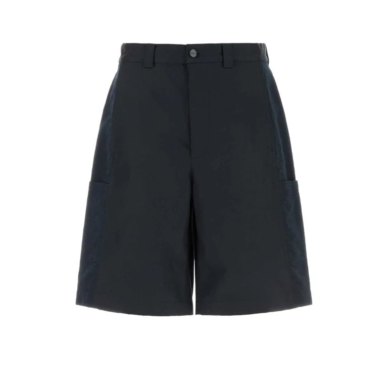 Gucci Midnight Blue Cotton Bermuda Shorts