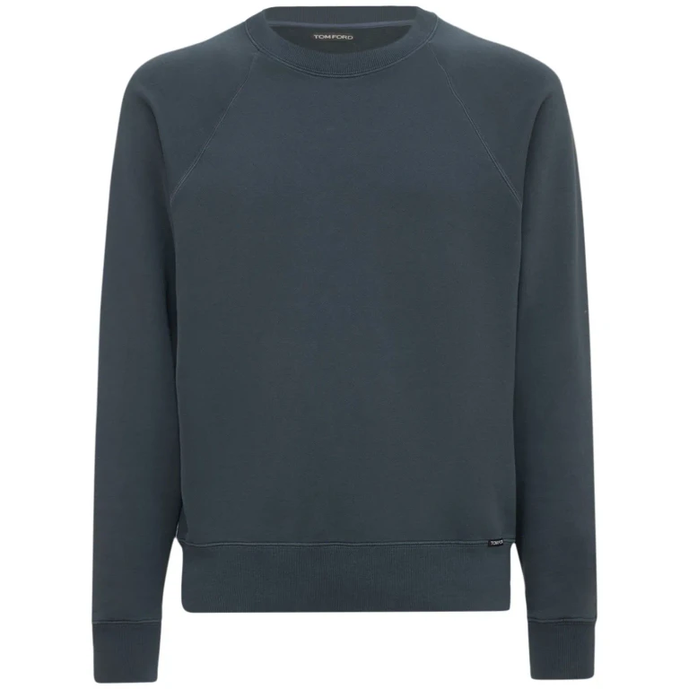 Tom Ford Dark Blue Elegant And Versatile Sweatshirt