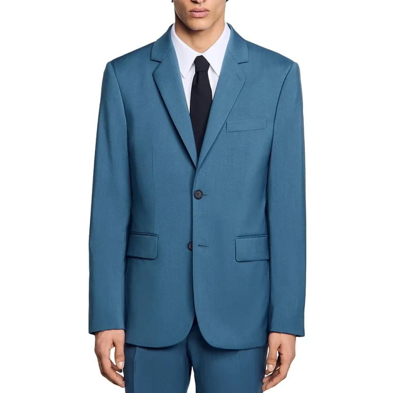 Sandro Classic Wool Suit Jacket