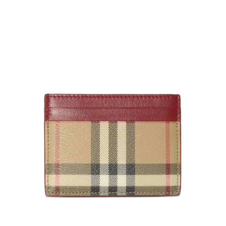 Burberry Check Credit Card Case