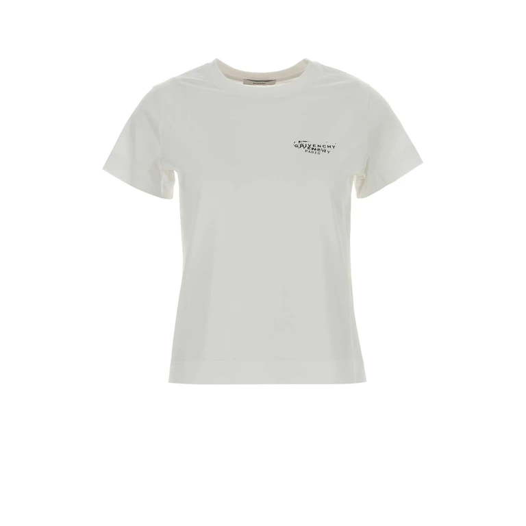 Givenchy White Cotton T-Shirt Exterior: Coton - Women