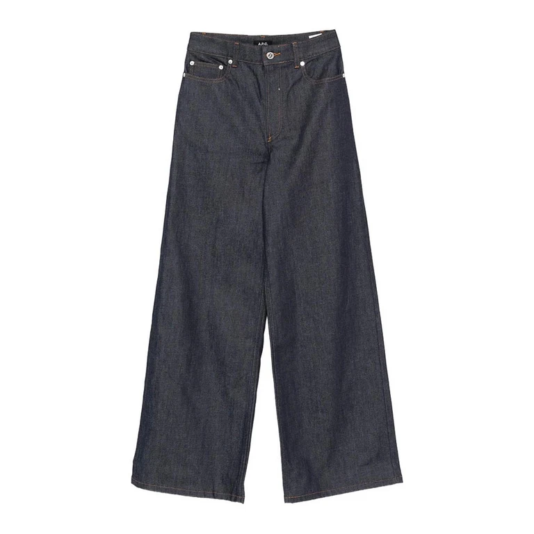 A. p.c. Logo-embroidered Jeans