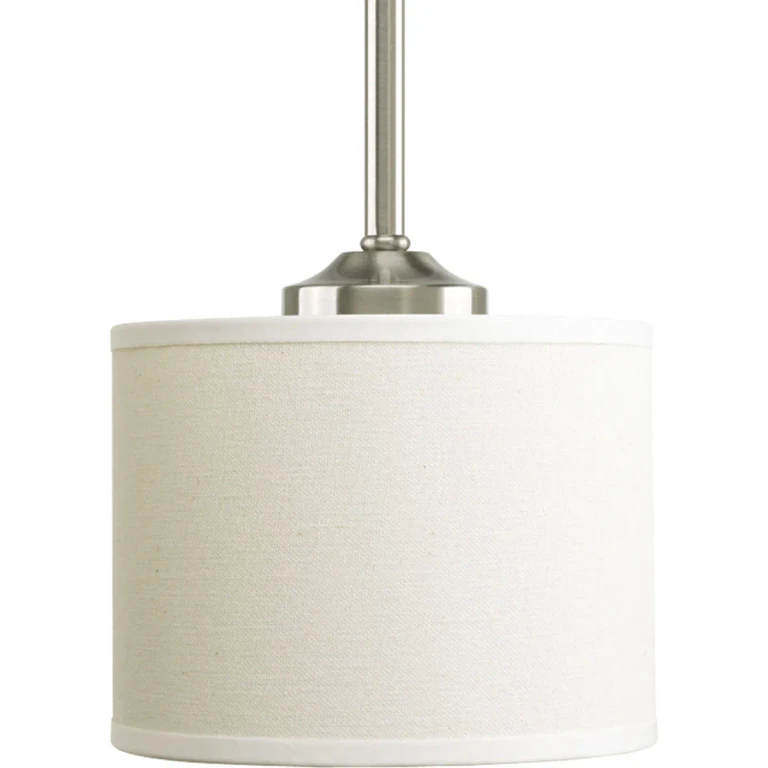 Brushed Nickel One Light Mini Pendant from the Inspire Collection