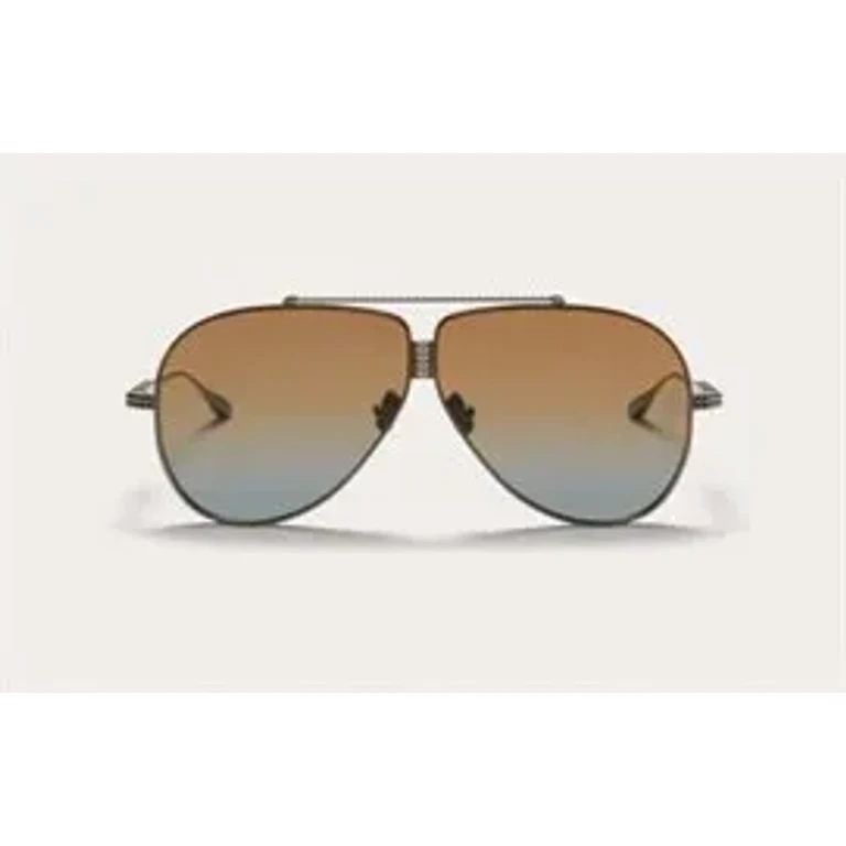 Valentino XVI Brown Blue Gradient Pilot Unisex Sunglasses VLS-100 C 64