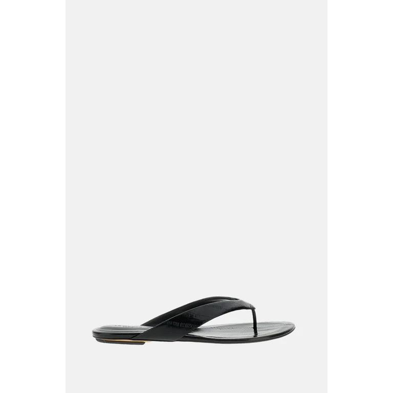 LE MONDE BERYL Sandals Black Calf Leather - Women