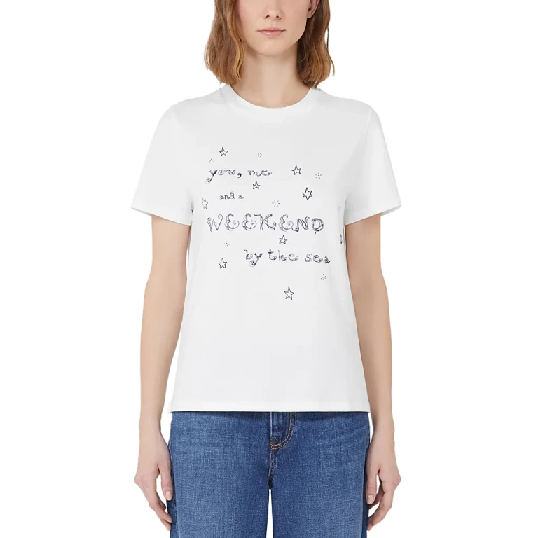 Weekend Max Mara Ara Embroidered Tee