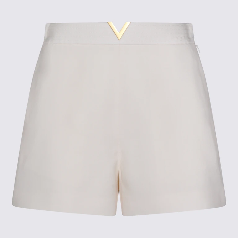 Valentino Shorts Ivory _vi - Women