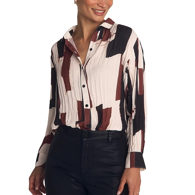 Bella Dahl Pleated Button Down Shirt