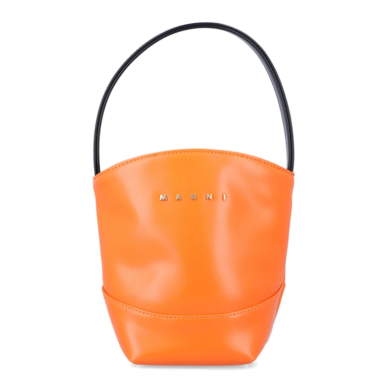 Marni kids basket bag Orange Polyester Lining Tote