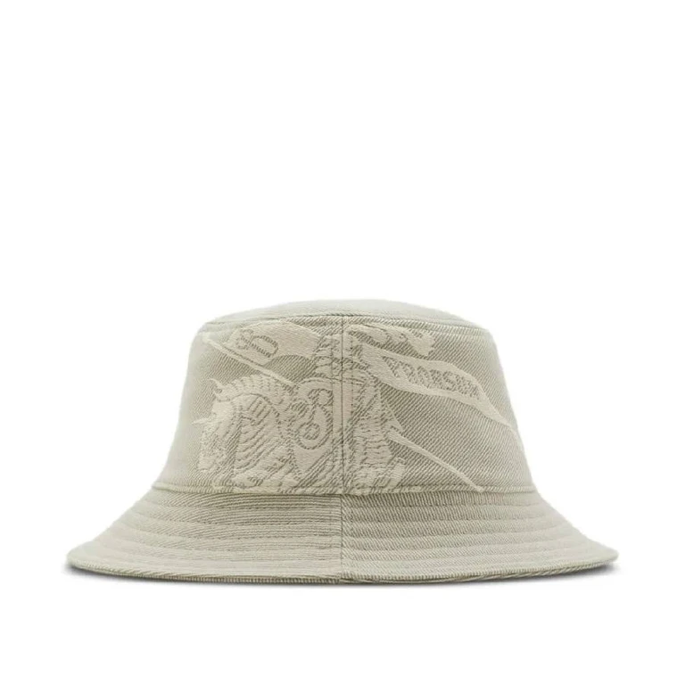 Burberry Equestrian Knight Motif Cotton Blend Bucket Hat