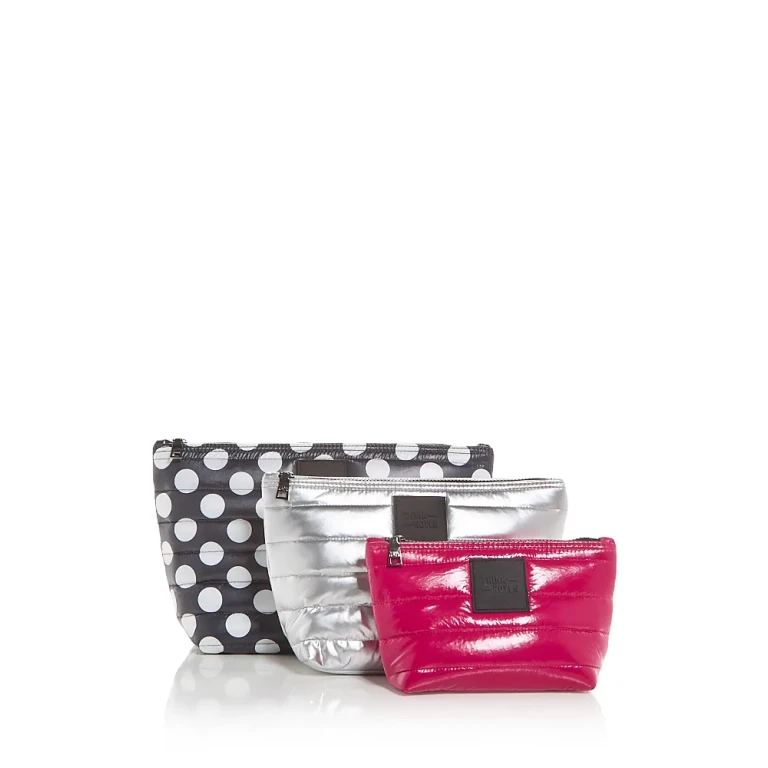 Think Royln Travel Trio Quilted Pouches, Set of 3