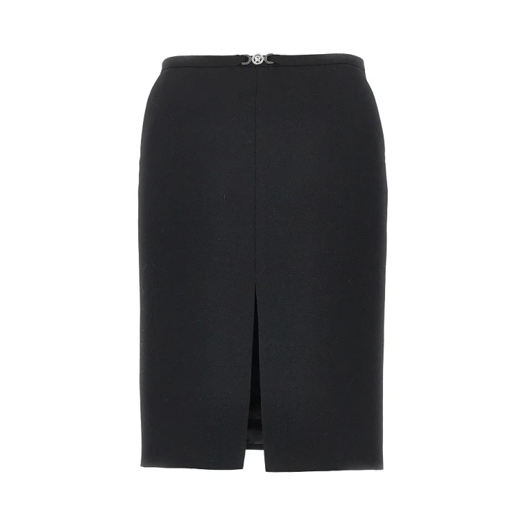 VERSACE Wool skirt with Medusa '95 detail Woman 40