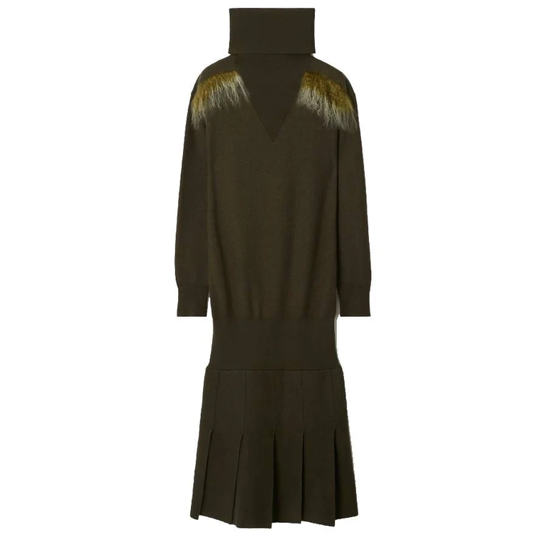 Burberry Womens Glen Wool Dress