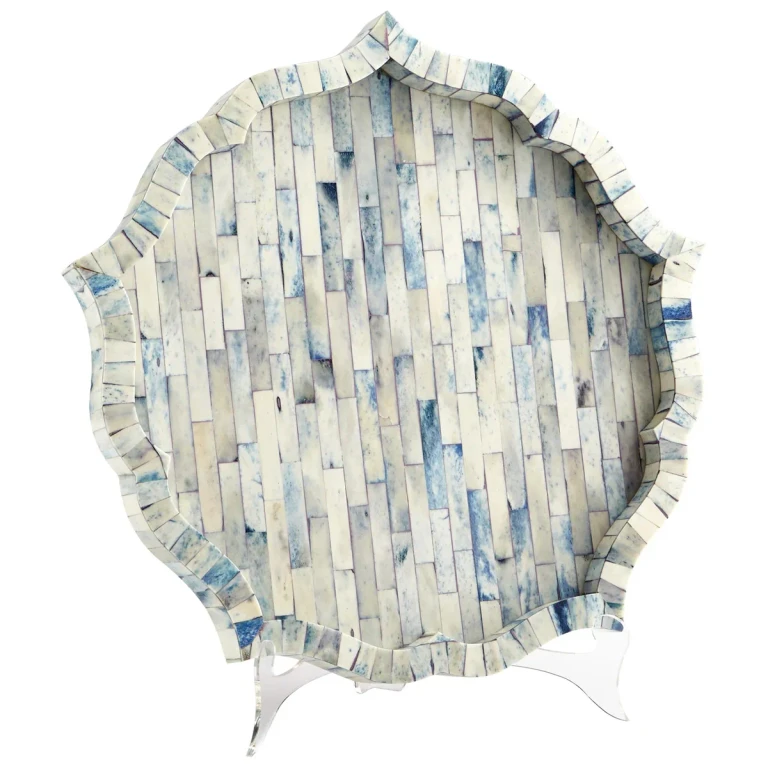Large Mirage Tray in Blue