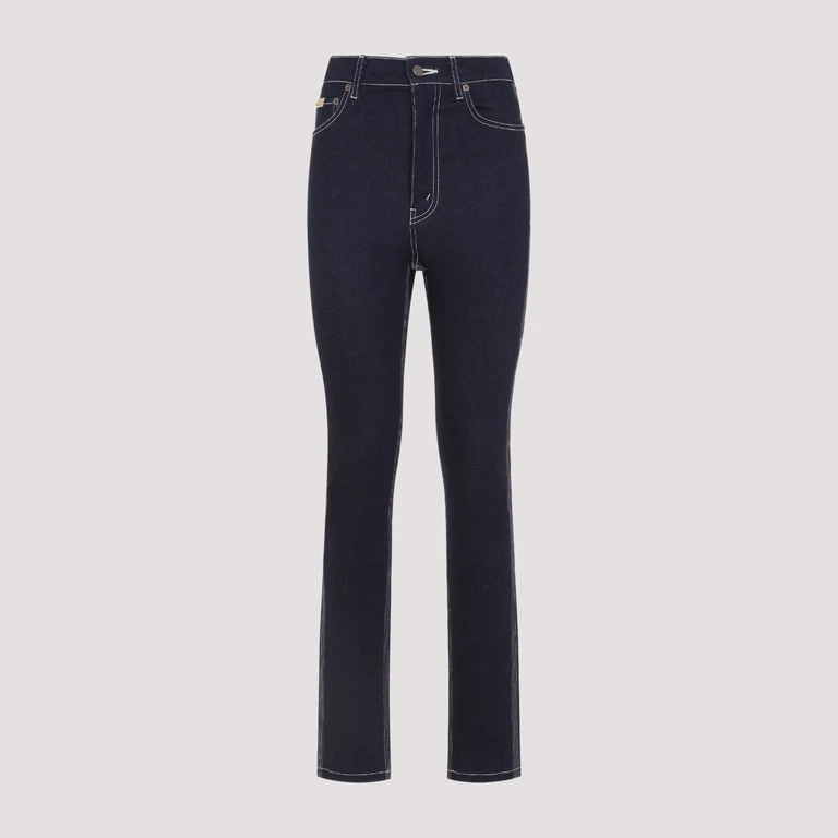 Celine Skinny 001 Jeans Blue Cotton Polyurethane - Women