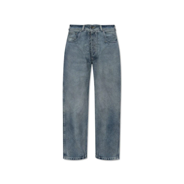 Maison Margiela Distressed High-waist Jeans
