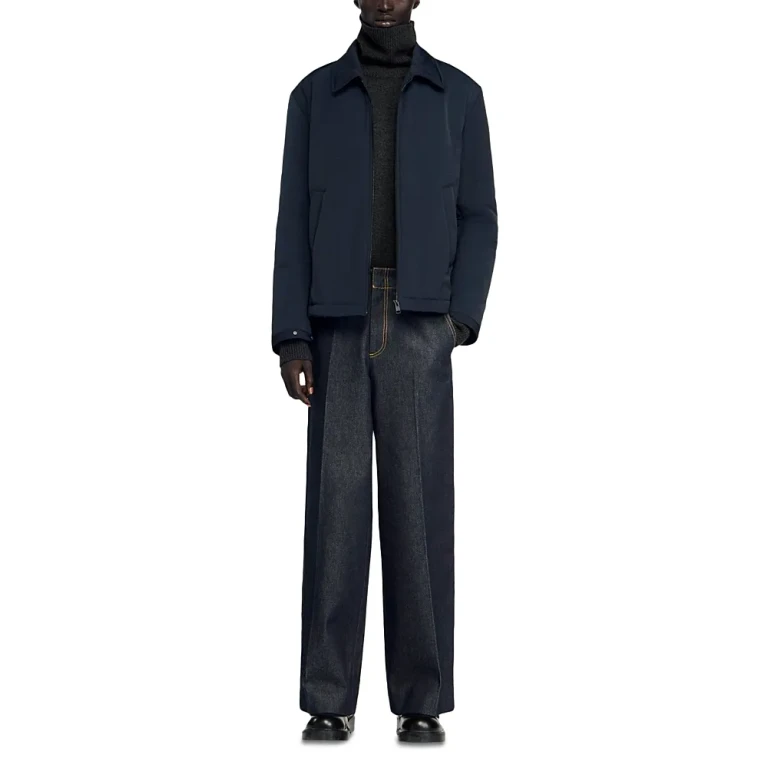 Sandro George Technical Quilted Jacket