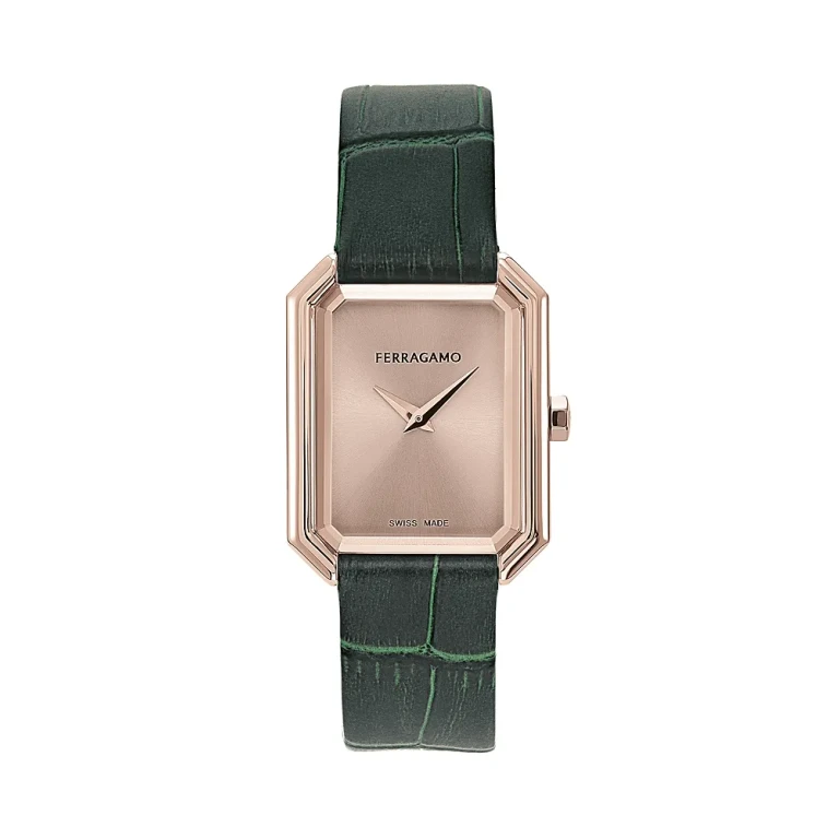 Ferragamo Crystal Watch, 26.5mm x 33.5mm