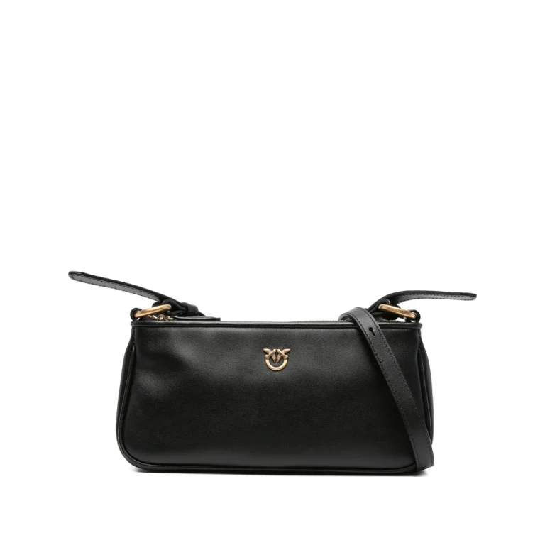 Pinko Rechteckige Lederschultertasche