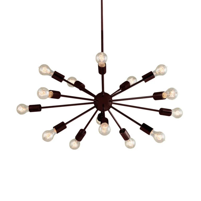 Dark Bronze Chandelier from the Axion Collection