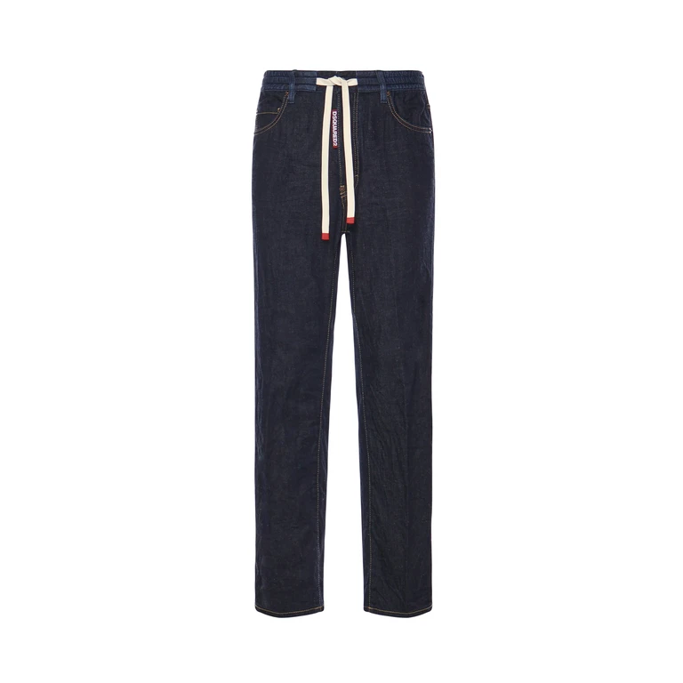 Dsquared2 Jeans Blue Cotton Canapa - Men