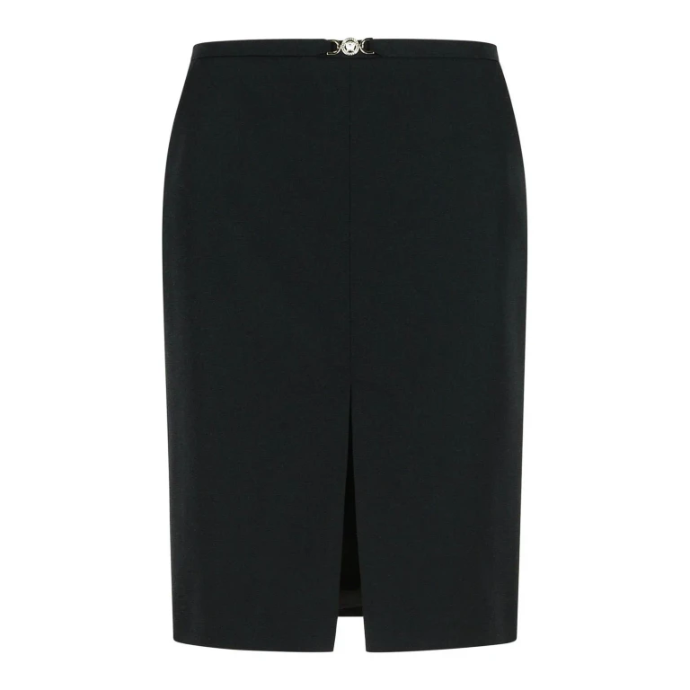 Versace Jupe Midi - Noir