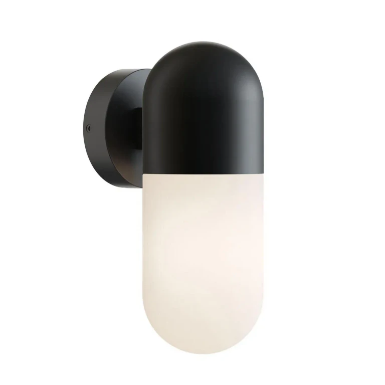 Black LED Outdoor Wall Sconce from the Irvine Collection