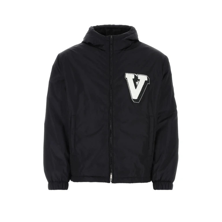 Valentino Garavani Black Nylon Jacket