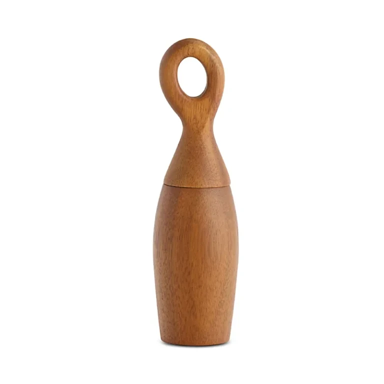 Nambe Portables 7.75 Wood Salt and Pepper Mill