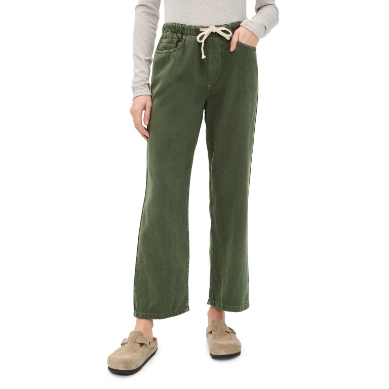 Marine Layer Drawstring Pants Olive XS