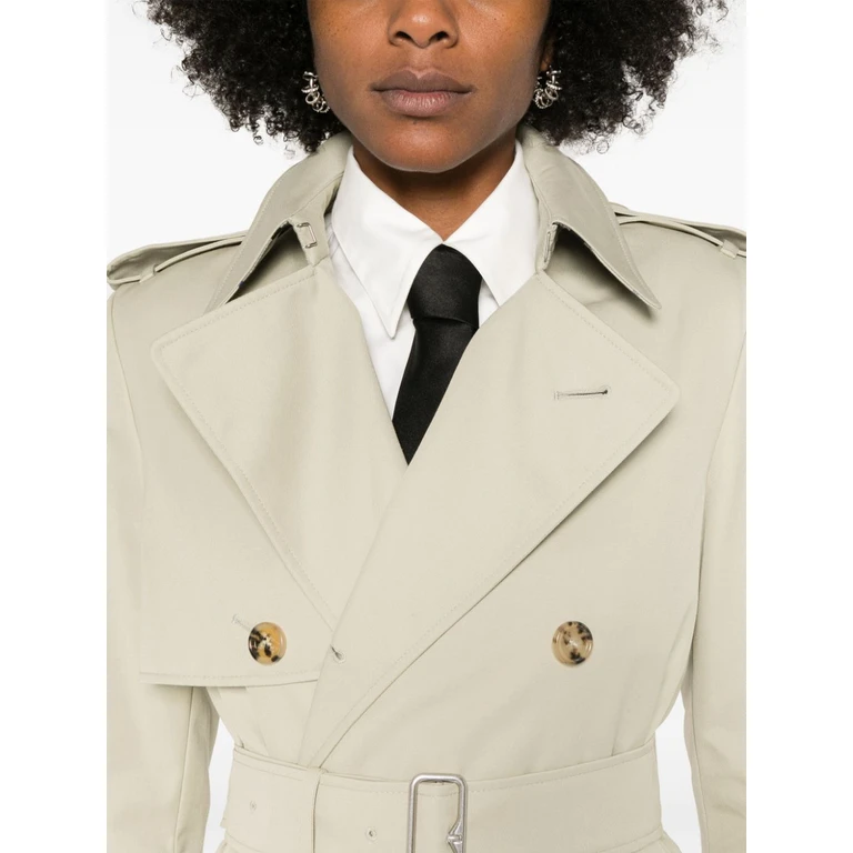 Burberry Coats Grey Outer: Polyester - Women
