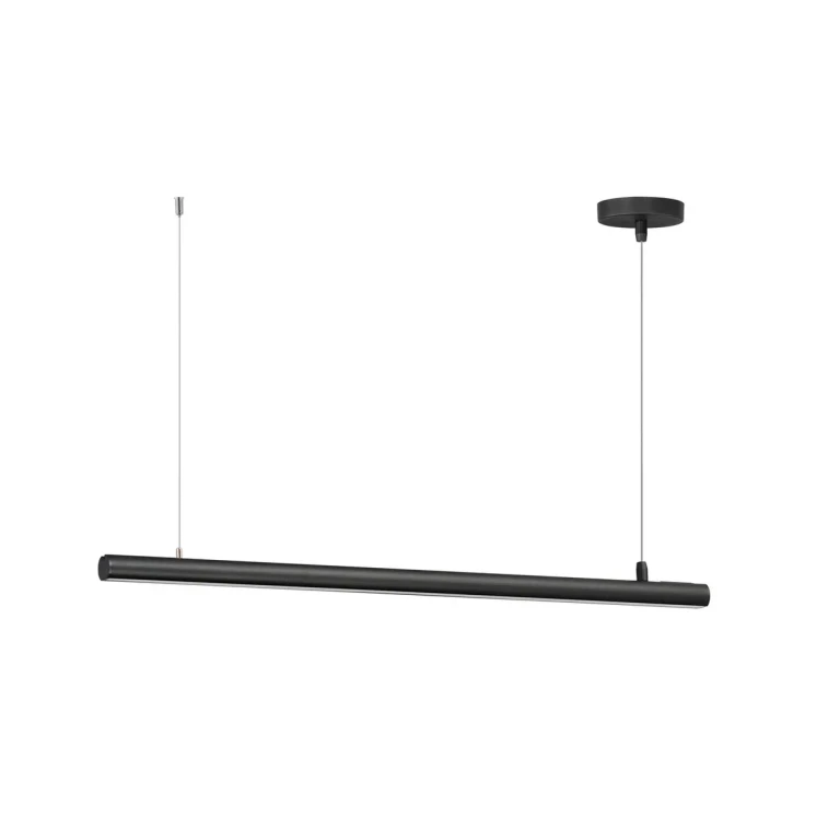 Black LED Linear Pendant from the Continuum Collection