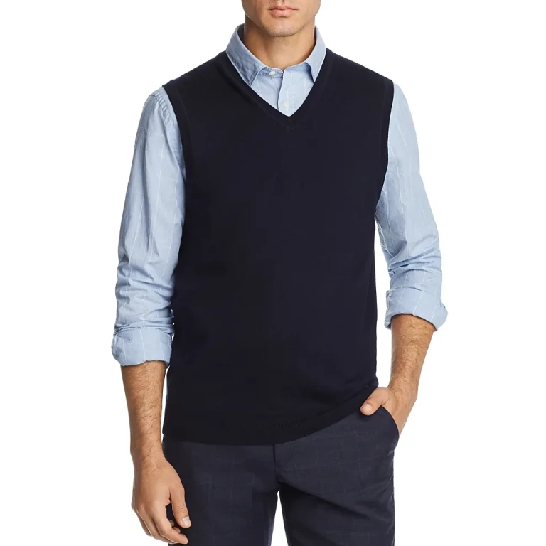 V-Neck Merino Wool Vest - Exclusive