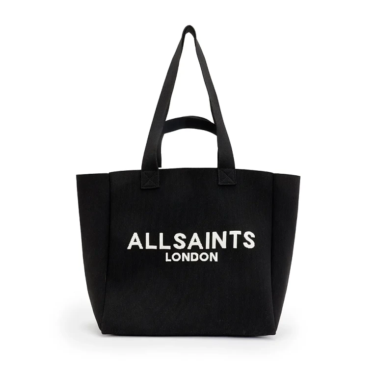 Allsaints Izzy Logo Knit East/West Tote