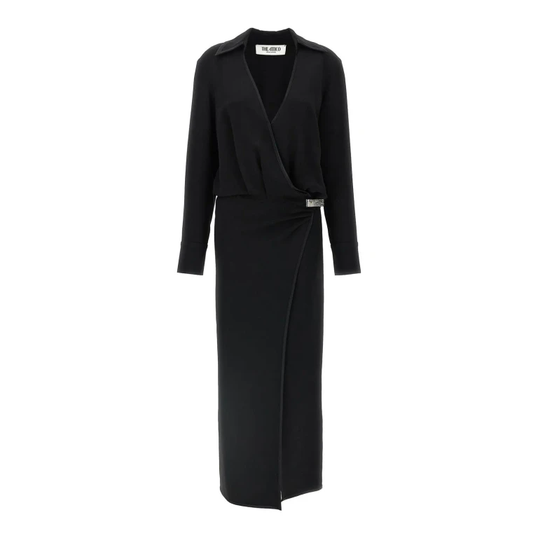 The Attico Robe Au Genou - Noir