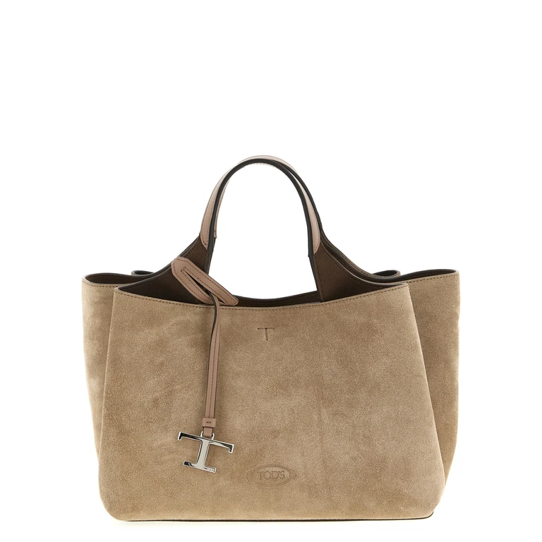 Tod's Beige Calfskin Handbag Bag - Women