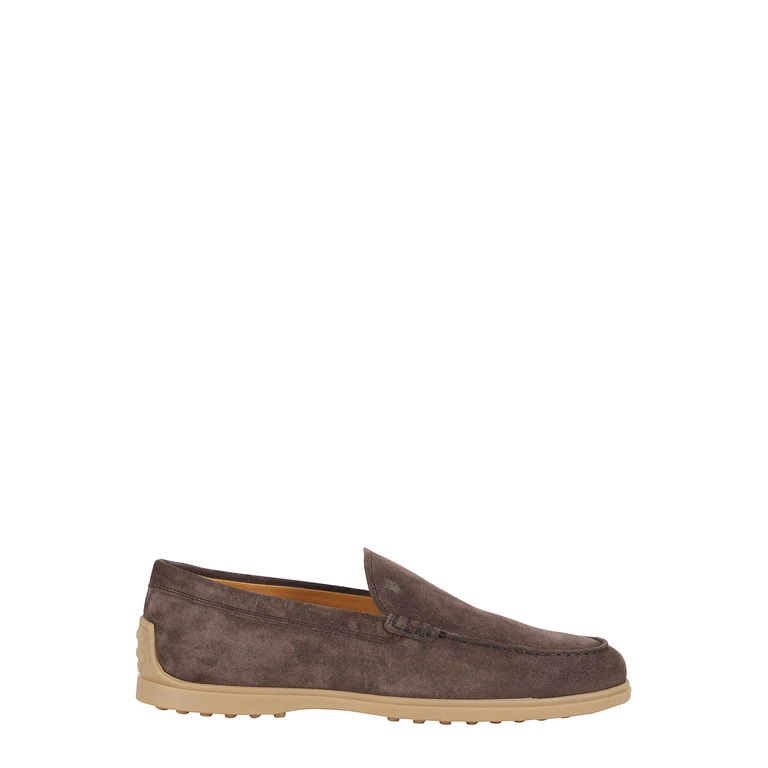 Tod`S Pantofola Gomma 78l Brown Calf Leather Suola: Calzature - Men