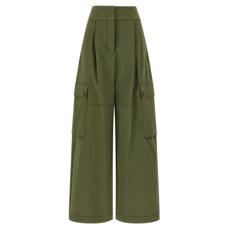 Weekend Max Mara Workwear-inspired Trousers With Maxi Cargo Pockets