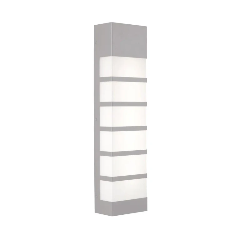 Textured Grey LED Outdoor Wall Sconce from the State Collection