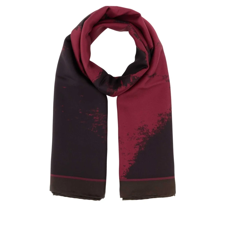 Alexander McQueen Printed Twill Foulard