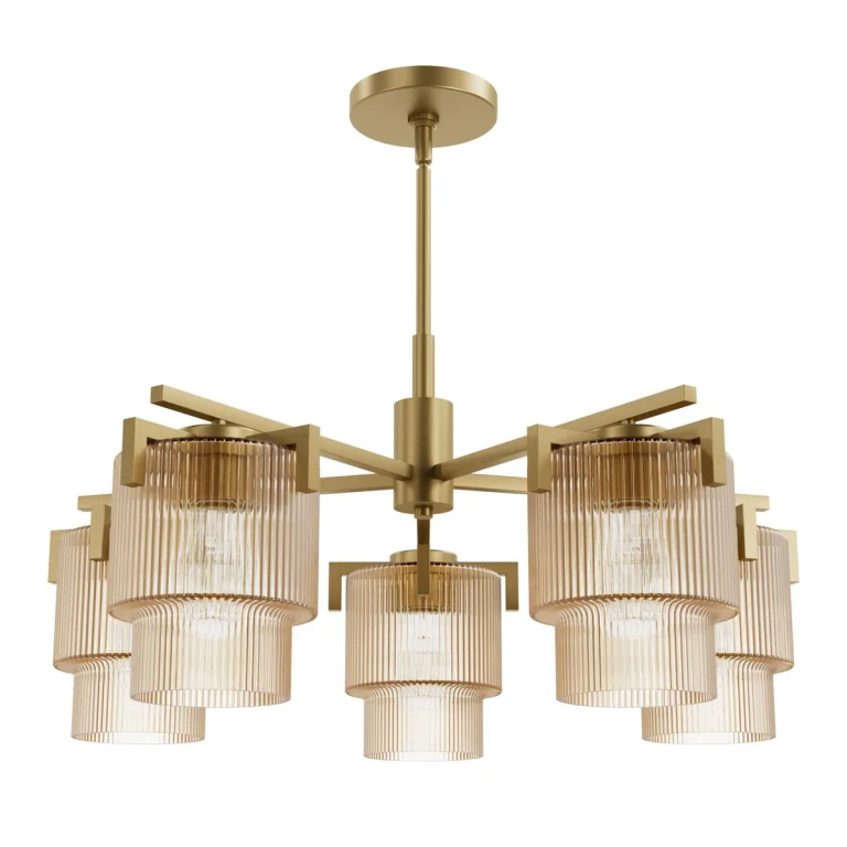 Luxe Gold Chandelier from the Ontario Collection