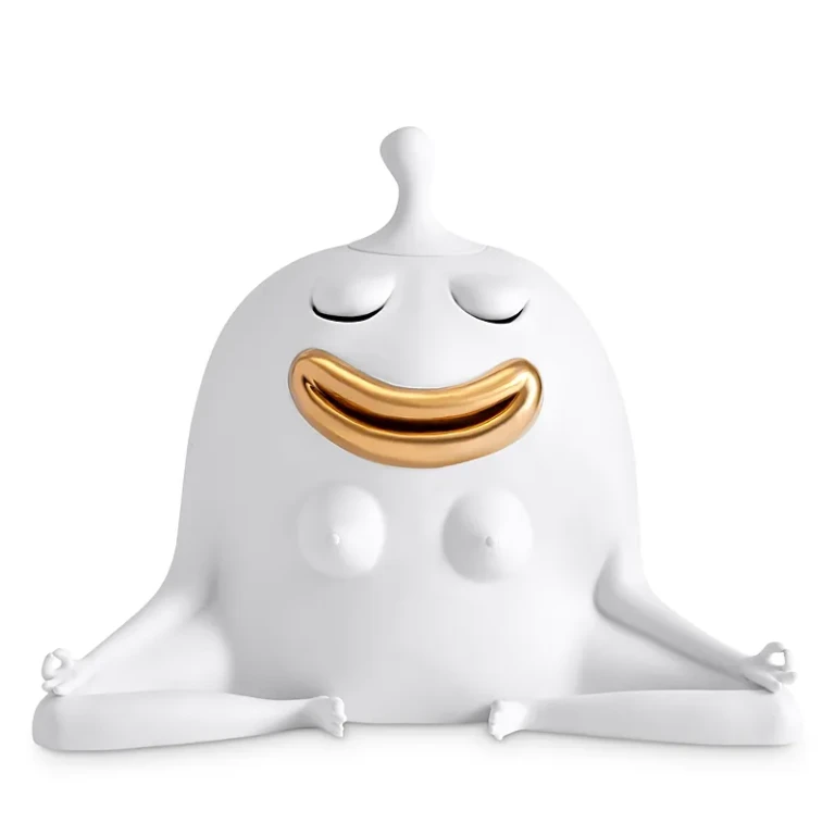 L'Objet Haas Meditator White Incense Burner
